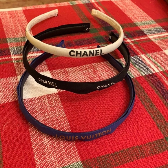 Pick one of your favorite! Authentic Louis Vuitton headbands, made from ribbons - Picture 2 of 3